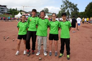 Secteur d’Annonay : Olivia FOUR, Dylan JEAN, Gaël MAIRE, Chloé POINARD ne sont pas sortis des poules puis ont perdu en quarts de finale de la Coupe de France.