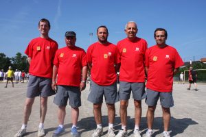Secteur de Privas : Stéphane FEROUSSIER, Thierry CLAUDET, Antonio DA SILVA, Jean-Maurice ROCHE ont perdu en 32ème de finale.