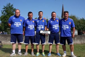 Secteur d’Aubenas : Jean Luc et Clément TENDIL, Alain et Michel COURT, Alexandre MEY ne sont pas sortis des poules, puis ont perdu en 16ème de finale de la Coupe de France.