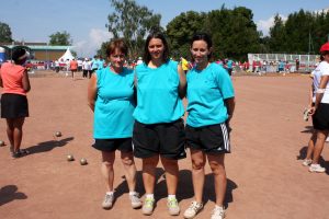 Secteur d’Annonay : Virginie et Joceline MOULIN, Magali Tracoulat ont perdu en demi-finales.
