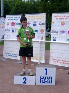 Kévin Bruyère est vice champion de France en combiné à Belfort.
