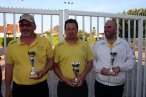 Luc Champ, Yohann Chapus et Lionel Teyssier (Privas) remportent le titre de champions de l'Ardèche