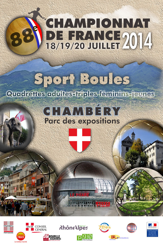 Tirage des championnats de France quadrettes