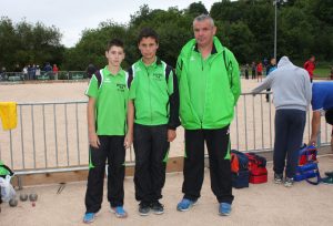 Dans leur poule, Kévin Bruyère et Dylan Forite de Saint Victor ont gagné 13 à 7 contre Colin (Saône et Loire) et 13 à 2 contre Galland (Isère). En huitièmes de finale, ils l’ont emporté 13 à 1 contre Perrin (Rhône). En quarts de finale, ils sont opposés à une autre équipe de Saint Victor (Maire) et l’ont emporté 13 à 9. En demi-finale, ils ont été battus par Nogues (Pyrénées Orientales) sur le score de 4 à 13.
