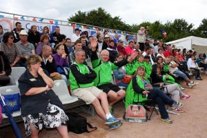 Les Verts de Saint Victor, prêts pour assister aux finales.