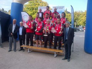 L'équipe de Vals les Bains sous-championne de France