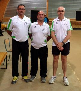 Les trois nouvelles recrues du Pilât : Alain Baju, Philippe Vanel et Daniel Bonnet