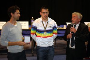 Brice Alves-Perreira a reçu la médaille de la ville de Saint Péray