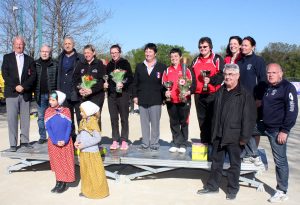 Le podium du Super 16 consacre la victoire 13 à 9 de Galien (Saint Priest) sur Millet (Saint Denis en Bugey).