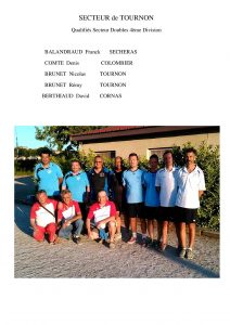 Secteur Doubles 4°