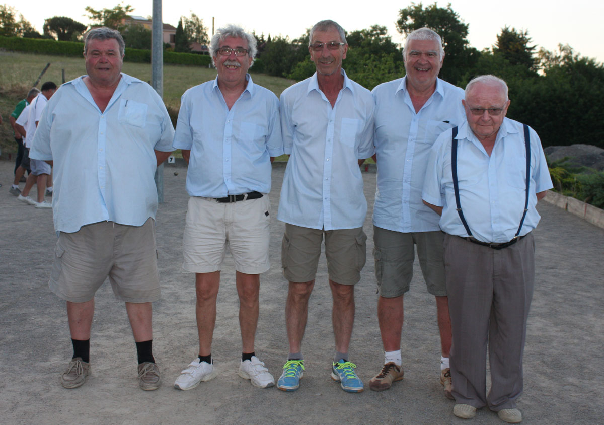 L’équipe Gineste championne de l’Ardèche