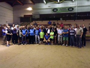 Les participants à cette soirée