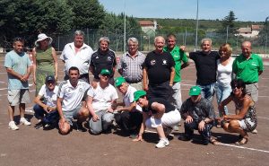 Les participants avec les organisateurs