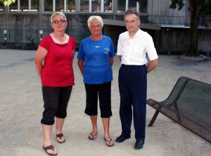 Les championnes ont été félicitées par le délégué au sport de la municipalité albenassienne, Gilles Jalade
