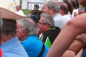 Père de Gaël, Roland Maire est confiant dans les tribunes.