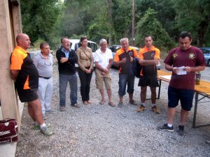Réception au boulodrome du Crouzet