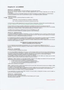 Précision licence promotion