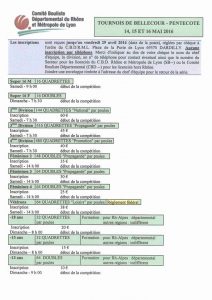 Inscriptions pour Bellecour 2016