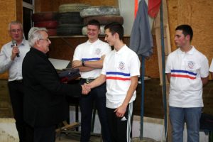Marc Valayer, président du CBD de l’Ardèche, a félicité Gaël Maire qui a mis le point de la gagne en final après avoir failli être le héros malheureux de cette rencontre
