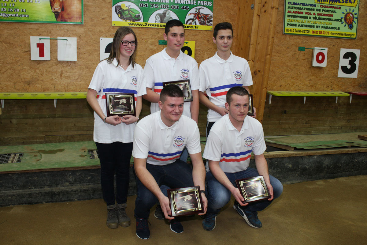 Saint Victor fête ses champions de France