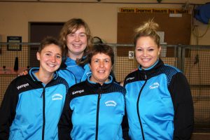 Les quatre recrues de cette saison : Laure Munoz, Svanny Dumas, Sandra Chopard et Célia Joud