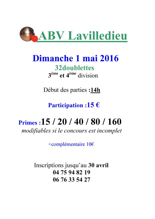 Inscrivez-vous à Lavilledieu
