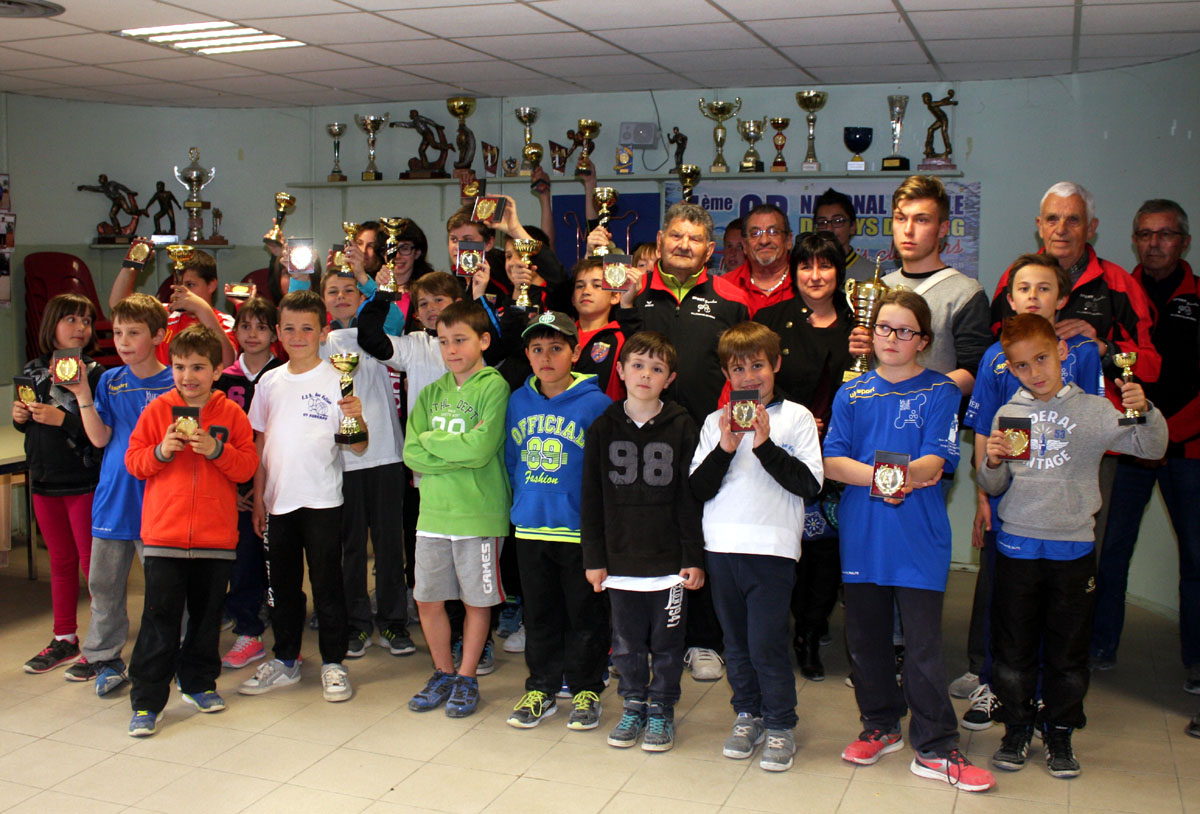 Belle participation au 6ème challenge des jeunes à Villeneuve de Berg