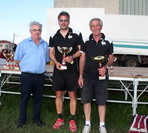 Stéphane Brolles et André Bernard du secteur de Le Teil sont champions de l’Ardèche