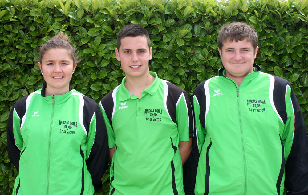 U18, seul en lice, le secteur d’Annonay prend les trois places pour les France