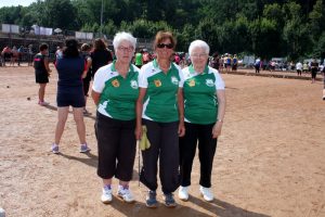 Simone Chaize, Ghislaine Montérimard, Nicole Barnezet et Pascale Gonnet (secteur d’Annonay)