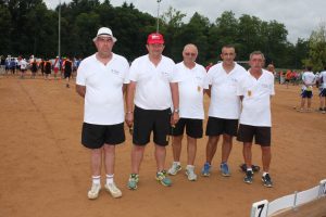 Henri Guillaud, Raymond Vivier, Bruno Serpolier, Gilles Sarrazin et David Dumond