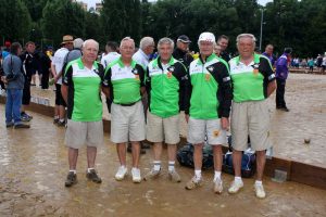 Alain Besson, Roland Chalencon, Alain Penel, Guy Tetard et Camille Chapon (secteur de Tournon)