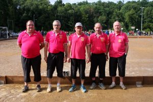 Alain Surmiak, Pascal Courtial, Christian Jourdy, François Crouzet et Denis Gay (secteur de Tournon)