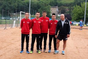 Robin Demenus, Yolan Grand, Nathan Capitaine et Antoine Damon