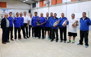 Remise des prix en présence du président du CBD, Marc Valayer et du Conseiller général, maire de Lamastre, Jean-Paul Vallon