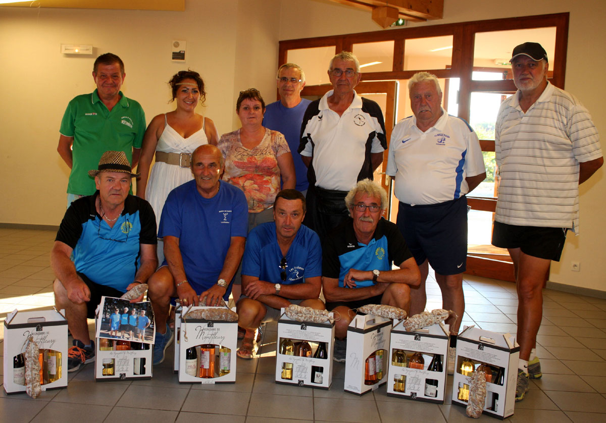 Vernoux, Aubenas et Ruoms sur le podium des vétérans à Lavilledieu