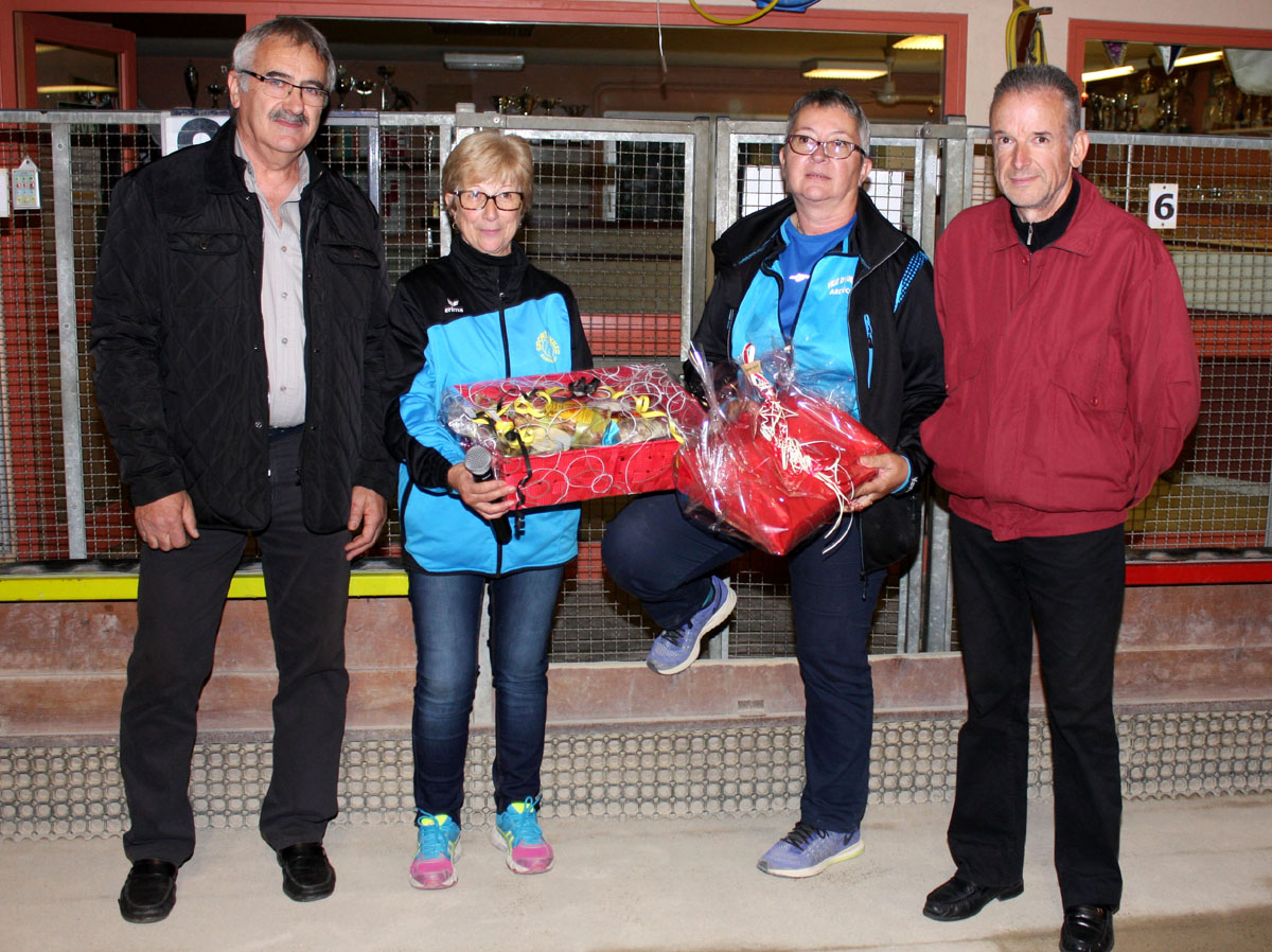 Claudine Peyrouse arbitre national de Sport Boules