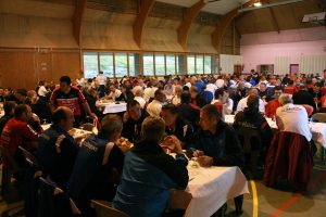 Près de 300 repas ont été servis à la salle Pierre Cornet à Villeneuve de Berg