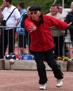 Loulou au fédéral quadrette à Aubenas en 2010