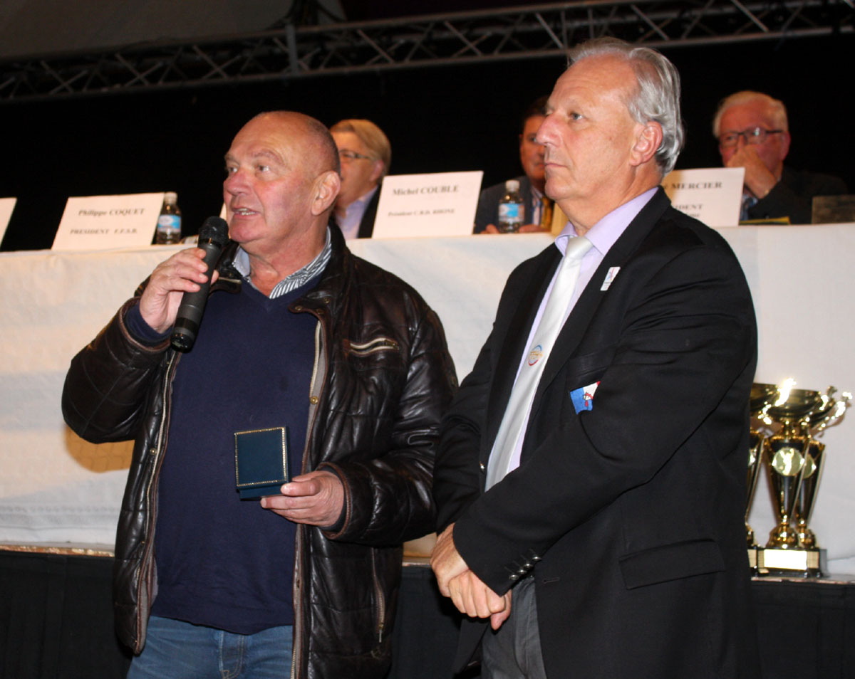Médaille de bronze de la FFSB pour Christian Marres