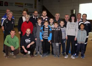 Les candidats avec les jeunes