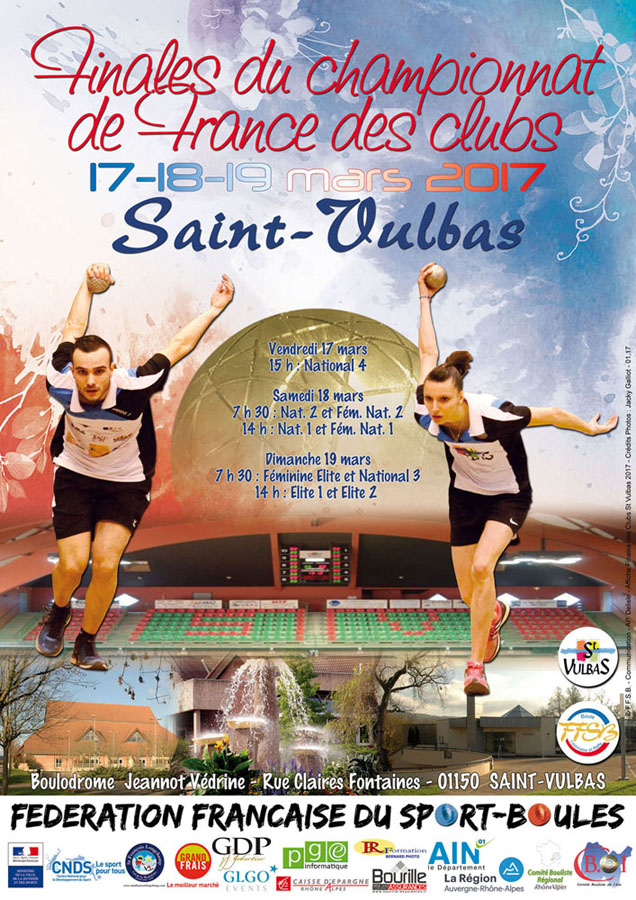 Les championnats de France 2017