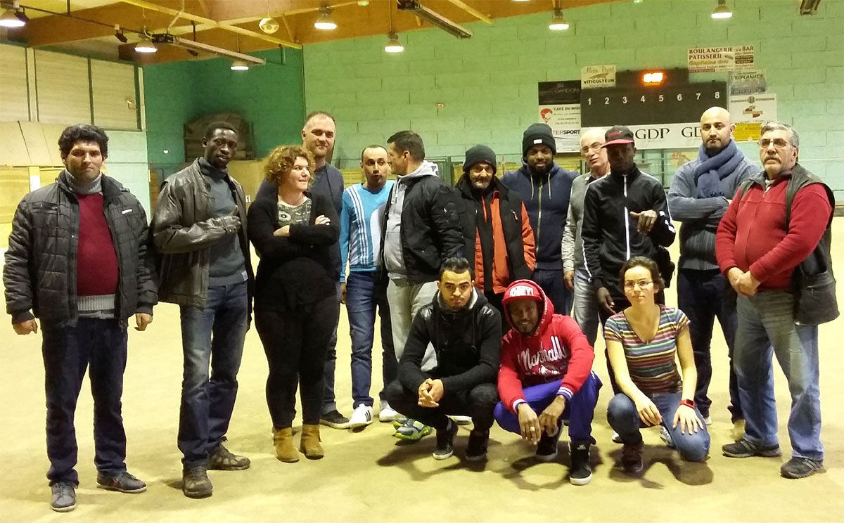 Initiation au sport boules à Annonay