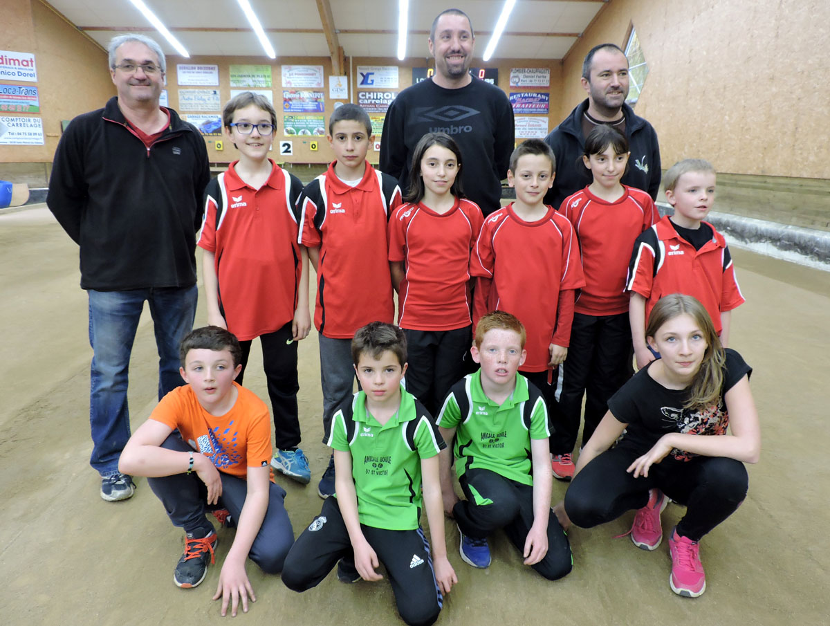 Rencontre U9 et U11 à Saint Victor