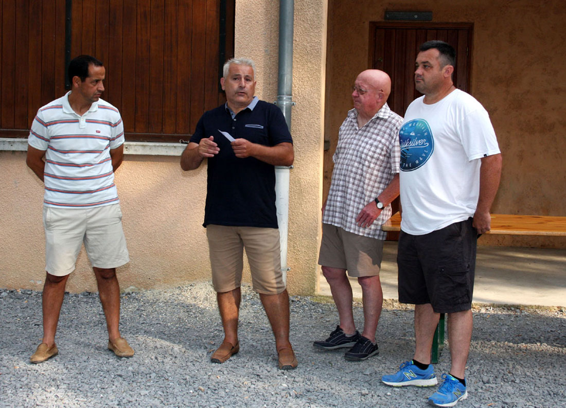 Réception pour les qualifiés au championnat de France à St Jean le Centenier