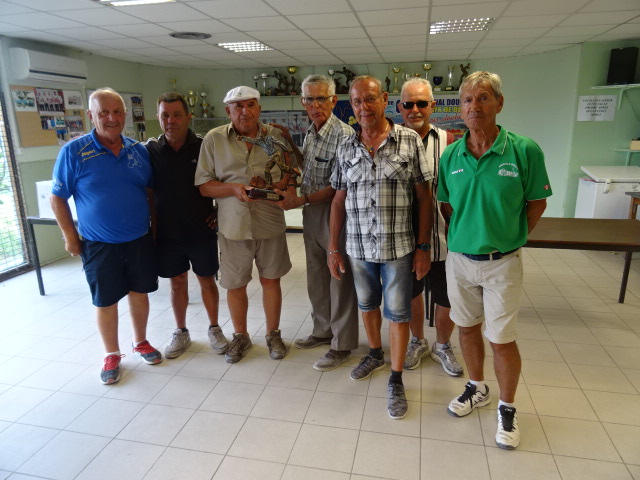 Résultats vétérans à Villeneuve de Berg