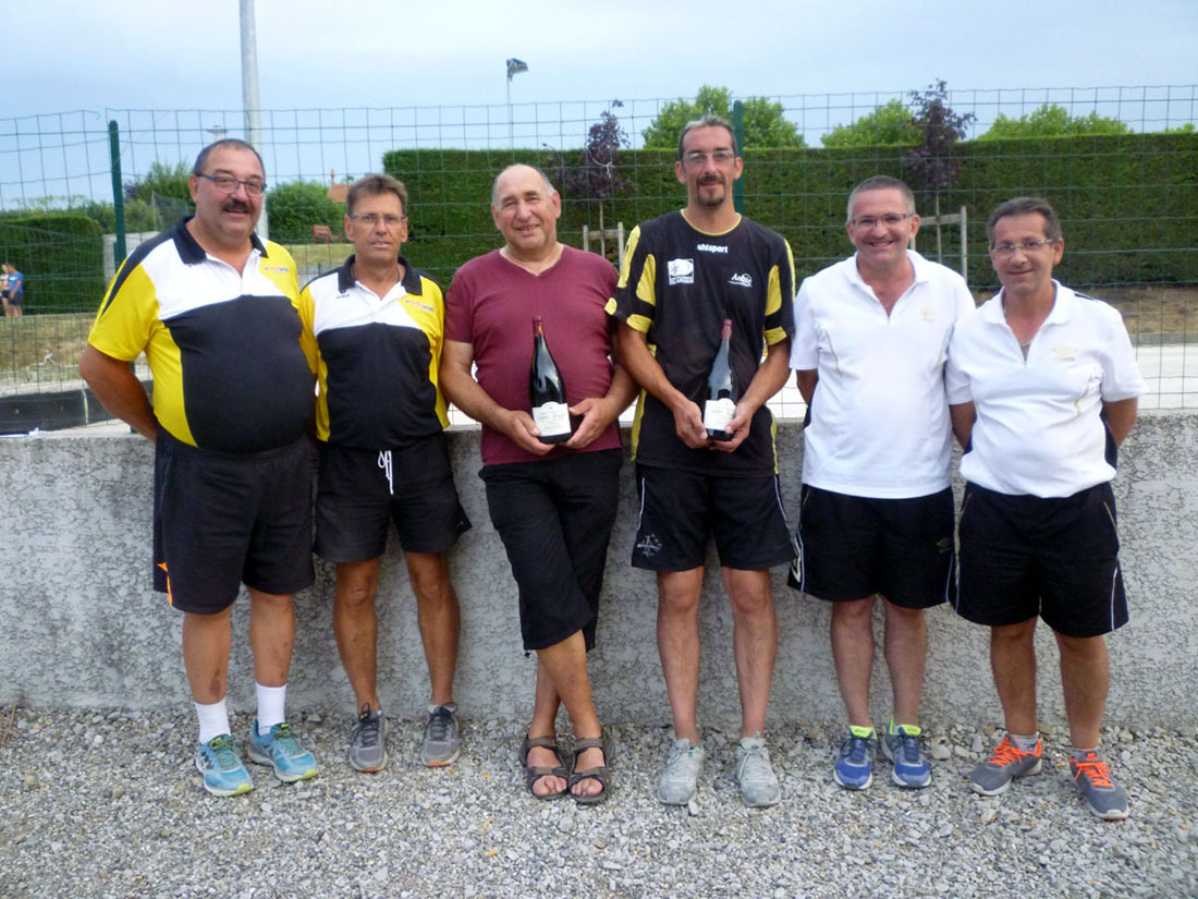 Chapus Vert vainqueurs du 64 doublettes d’Ardoix-Quintenas