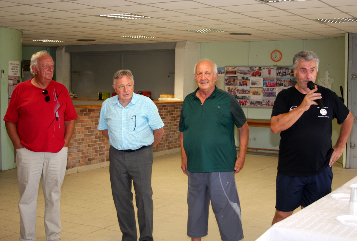 Réception en l’honneur des qualifiés à Villeneuve de Berg
