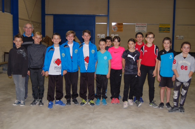 Tirs pour les U13 à Baix