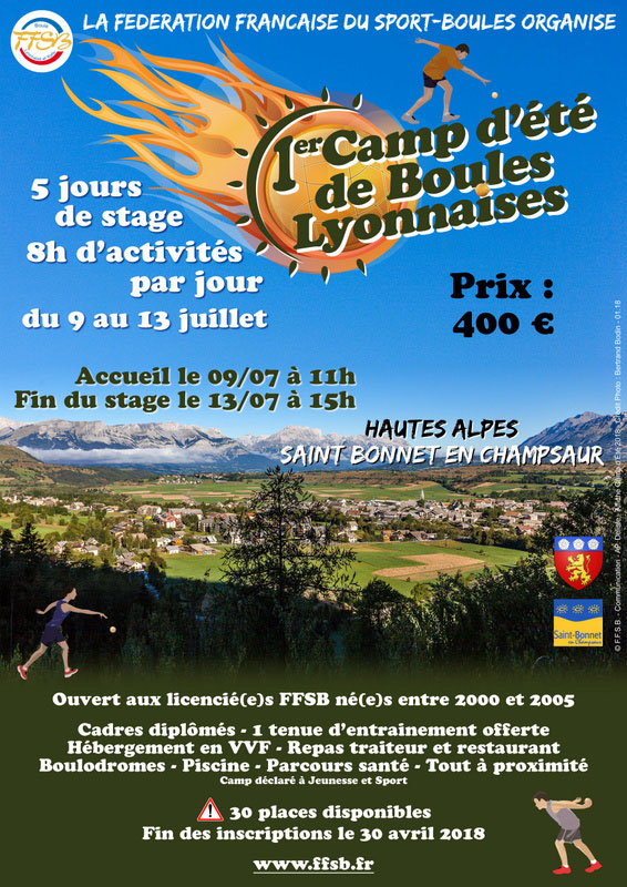 Premier camp d’été « Boule lyonnaise »